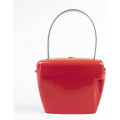 Look-at-one Veiligheidstas, recyclebaar ABS-kunststof, zacht PVC, rood, medium Look-at-one Veiligheidstas, recyclebaar ABS-kunststof, zacht PVC, rood, medium