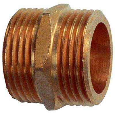 Meister Cornat Dubbele nippel 1 1/4", messing / tuinirrigatie / FLOR92760 Meister Cornat Dubbele nippel 1 1/4", messing / tuinirrigatie / FLOR92760