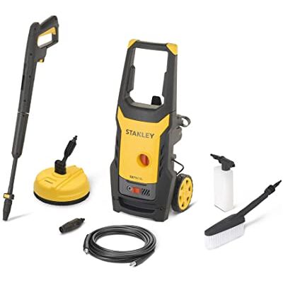 Stanley 14139 Hogedrukreiniger, universele motor met mini-erf en vaste borstel, 1400 W Stanley 14139 Hogedrukreiniger, universele motor met mini-erf en vaste borstel, 1400 W