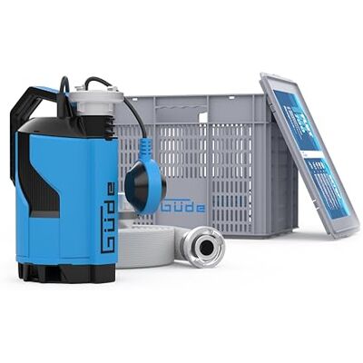 Güde Overstromingsset 750-230 Volt, 750 Watt, 12000 liter per uur maximale debiet, 8 meter maximale opvoerhoogte, 7 meter maximale onderdompeldiepte, incl. 10 meter drukslang, transportbox Güde Overstromingsset 750-230 Volt, 750 Watt, 12000 liter per uur maximale debiet, 8 meter maximale opvoerhoogte, 7 meter maximale onderdompeldiepte, incl. 10 meter drukslang, transportbox