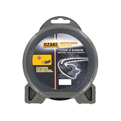 Ozaki Nylon spiraaldraad Twisted Power Silent Line – Ø 1,6 mm – L 15 m – aerodynamische draad – vermindert lawaai en trillingen Ozaki Nylon spiraaldraad Twisted Power Silent Line – Ø 1,6 mm – L 15 m – aerodynamische draad – vermindert lawaai en trillingen