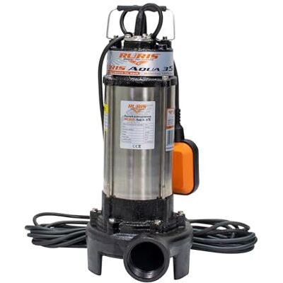 RURIS POWER FOR NATURE Dompelpomp, 1300 W, met vlotter debiet 18 m³/h, ontlading, 12 m, stator koper, Ruris Aqua 35 RURIS POWER FOR NATURE Dompelpomp, 1300 W, met vlotter debiet 18 m³/h, ontlading, 12 m, stator koper, Ruris Aqua 35