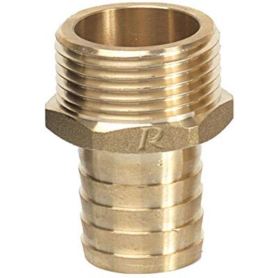 Ribimex Ribiland 02269 verbindingsstuk, recht, gegolfd, messing, goudkleurig, diameter 19 mm Ribimex Ribiland 02269 verbindingsstuk, recht, gegolfd, messing, goudkleurig, diameter 19 mm
