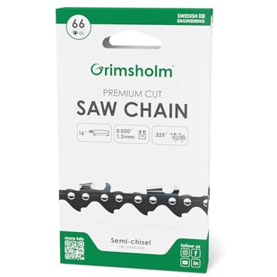 Grimsholm Green Zaagketting Premium Cut 66 DL .325" .050"/1,3 mm Grimsholm Green Zaagketting Premium Cut 66 DL .325" .050"/1,3 mm