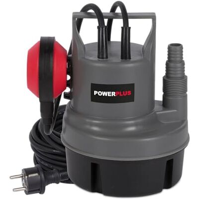 POWERPLUS Elektrische Waterpomp POWEW67900 Dompelpomp van 200 W, Temperatuur van 35°C en Doorstroom van 3500 l/u, Tuingereedschap POWERPLUS Elektrische Waterpomp POWEW67900 Dompelpomp van 200 W, Temperatuur van 35°C en Doorstroom van 3500 l/u, Tuingereedschap