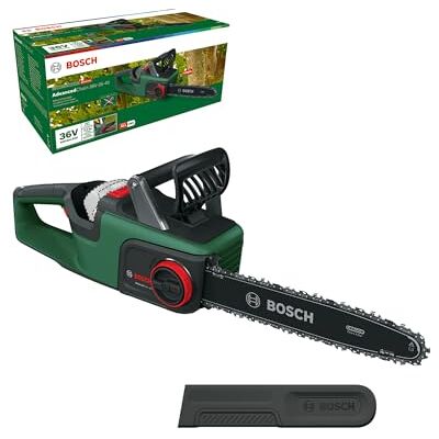 Bosch Home and Garden accukettingzaag AdvancedChain 36V-35-40 (voor zagen door zwaar hardhout; 36 Volt System; kettingsnelheid: 14 m/s; zonder accu) Bosch Home and Garden accukettingzaag AdvancedChain 36V-35-40 (voor zagen door zwaar hardhout; 36 Volt System; kettingsnelheid: 14 m/s; zonder accu)