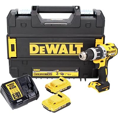 DeWalt Schroef en Klopboormachine 18V XR Brushless in TSTAK koffer (Inclusief 2x 2,0Ah accu's) DCD796D2-QW DeWalt Schroef en Klopboormachine 18V XR Brushless in TSTAK koffer (Inclusief 2x 2,0Ah accu's) DCD796D2-QW