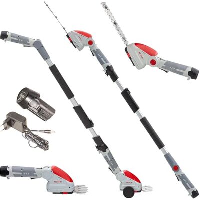 IKRA accu grasschaar struikschaar IGBS 1210F, telescopische verlengstuk IKRA accu grasschaar struikschaar IGBS 1210F, telescopische verlengstuk