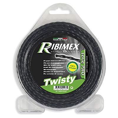 Ribiland - TWISTY - 3 mm - 15 m - geribbelde vierkante profiel - strimmerdraad Ribiland - TWISTY - 3 mm - 15 m - geribbelde vierkante profiel - strimmerdraad
