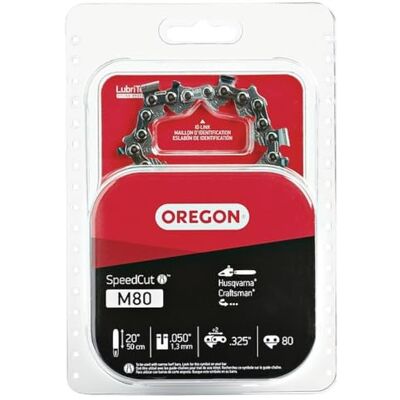 Oregon M80 SpeedCut 20-inch kettingzaag ketting, past op Husqvarna, Craftsman grijs Oregon M80 SpeedCut 20-inch kettingzaag ketting, past op Husqvarna, Craftsman grijs