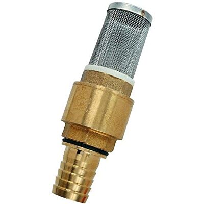 Meister Cornat FLOR90670 messing zuigfilter voor 1 1/4 inch slangen, zuigmand om te filteren, aanzuigfilter, tuinirrigatie Meister Cornat FLOR90670 messing zuigfilter voor 1 1/4 inch slangen, zuigmand om te filteren, aanzuigfilter, tuinirrigatie