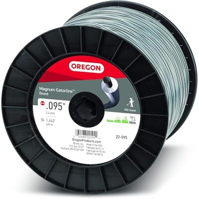 Oregon 22-595 Magnum Gatorline ronde grastrimmer lijn .095-inch bij 1443-voet Oregon 22-595 Magnum Gatorline ronde grastrimmer lijn .095-inch bij 1443-voet