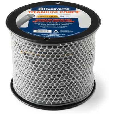Husqvarna Titanium Force String Trimmer Lines, Oranje/Grijs Husqvarna Titanium Force String Trimmer Lines, Oranje/Grijs