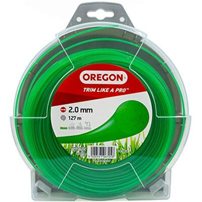 Oregon - Universeel Nylon Trimmerdraad - Voor Grastrimmers & Strimmers - Duurzaam & Makkelijk te Installeren - 2mm x 127mm Oregon - Universeel Nylon Trimmerdraad - Voor Grastrimmers & Strimmers - Duurzaam & Makkelijk te Installeren - 2mm x 127mm