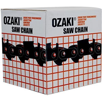 Ozaki Greenstar zaagketting halplank, 3/8 inch, 100 voeten, oranje 2276 zwart. Ozaki Greenstar zaagketting halplank, 3/8 inch, 100 voeten, oranje 2276 zwart.