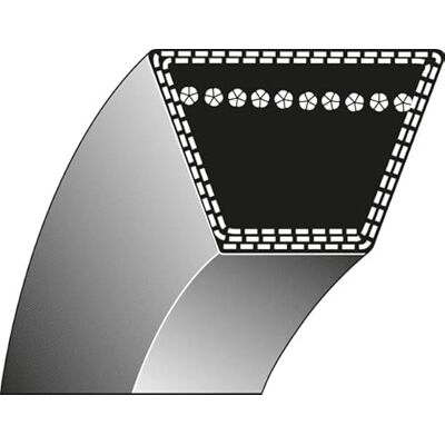 NEWGARDEN Model 8-593 Trapezvormige riem - Grasmaaier NEWGARDEN Model 8-593 Trapezvormige riem - Grasmaaier