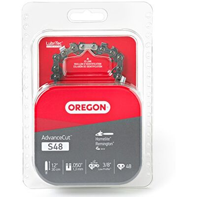 Oregon S48 AdvanceCut 12-inch kettingzaag ketting, past Homelite, Remington Oregon S48 AdvanceCut 12-inch kettingzaag ketting, past Homelite, Remington