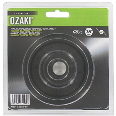 Ozaki GreenStar 4132 Kop Tap-N-Go 2-laags Nylon draad voor désherbeuse RYOBY Frankrijk 16 mm Ozaki GreenStar 4132 Kop Tap-N-Go 2-laags Nylon draad voor désherbeuse RYOBY Frankrijk 16 mm