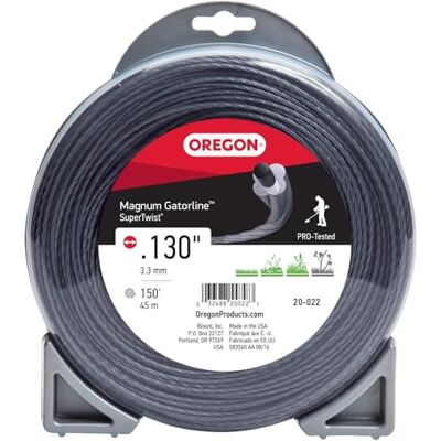 Oregon 20-022 Gatorline Super-Twist Magnum 1 lb Coil van .130-Inch-by-150-voet String Trimmer Line Oregon 20-022 Gatorline Super-Twist Magnum 1 lb Coil van .130-Inch-by-150-voet String Trimmer Line