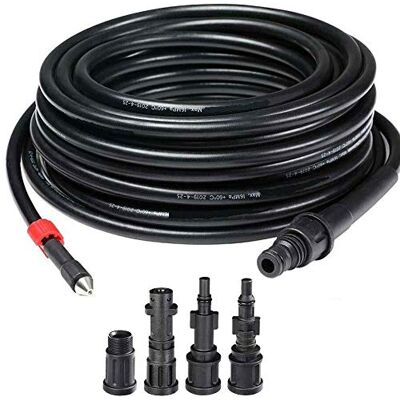BAKAJI - Micro Sonda Sturatubi 15 m - 15 m - 160 bar - Hoge druk slangsonde set BAKAJI - Micro Sonda Sturatubi 15 m - 15 m - 160 bar - Hoge druk slangsonde set