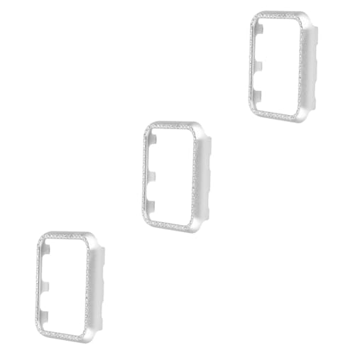 jojofuny 3 Stuks geval voor horloge horloges bedekken metalen frame voor horloge bumper horloges deksel voor horloge bumper voor horloge aluminium profiel Diamant beschermende hoes deze