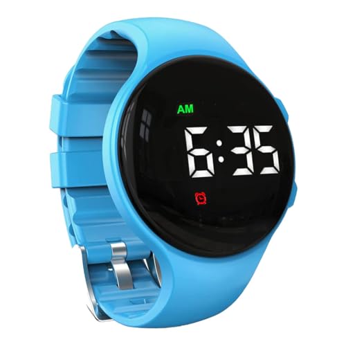 e-vibra Trilalarm herinnering horloge stil wakker horloge met meerdere alarmen en slot (blauw)