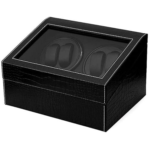 NATWEE Horloge Automatische Watch Winder Box, 4+6 Automatische Watch Winder Case met Stille Mabuchi Motor, Fit Lady en Man Automatische Horloges (Kleur: C) It's so kind of you