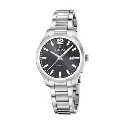 Festina Dameshorloge Analoog van Roestvrij Staal 316l Zilverkleurig Festina Dameshorloge Analoog van Roestvrij Staal 316l Zilverkleurig
