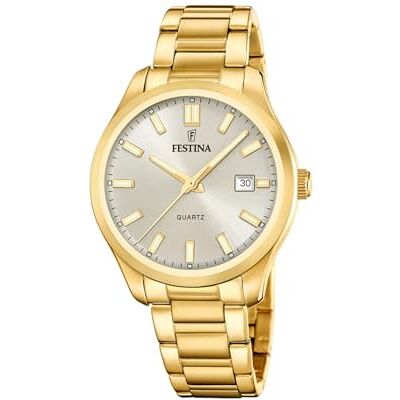 Festina Herenhorloge Analoog van Roestvrij Staal 316l Zilverkleurig Festina Herenhorloge Analoog van Roestvrij Staal 316l Zilverkleurig