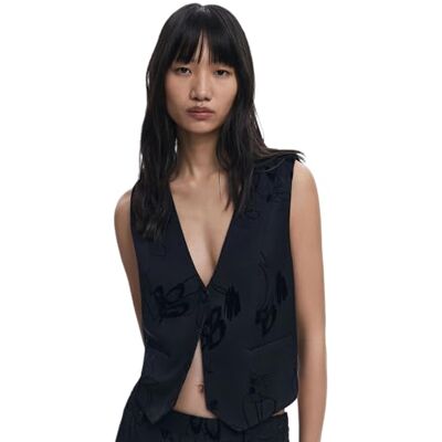 Desigual Chaq_Flock dameshorloge, Zwart, S Desigual Chaq_Flock dameshorloge, Zwart, S