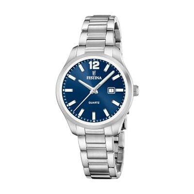 Festina Dameshorloge Analoog van Roestvrij Staal 316l Zilverkleurig Festina Dameshorloge Analoog van Roestvrij Staal 316l Zilverkleurig