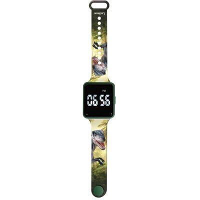 Lexibook , Dinosaurus, Digitale horloge, 12 of 24 uur weergave, Groen, DMW060DINO Lexibook , Dinosaurus, Digitale horloge, 12 of 24 uur weergave, Groen, DMW060DINO