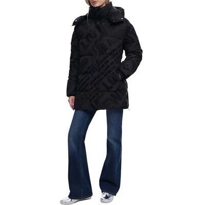 Desigual Padded_Heup_Flock Dameshorloge, Zwart, XL Desigual Padded_Heup_Flock Dameshorloge, Zwart, XL