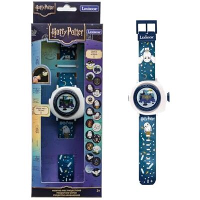 Lexibook , Harry Potter Hedwig Digitale Projectiehorloge, 20 Beelden Projector, Verstelbare Band, Draaibare Lensring, Tijd- en Datumaanduiding, Batterij Inbegrepen, Donkerblauw, DMW050HP1LXB Lexibook , Harry Potter Hedwig Digitale Projectiehorloge, 20 Beelden Projector, Verstelbare Band, Draaibare Lensring, Tijd- en Datumaanduiding, Batterij Inbegrepen, Donkerblauw, DMW050HP1LXB