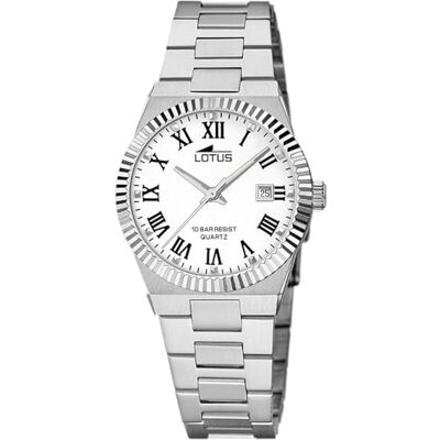 Lotus Horloge Voor Dames 18838/4 Freedom Grijs zilver 316l roestvrij staal case Grijs zilver316l roestvrij staal armband Lotus Horloge Voor Dames 18838/4 Freedom Grijs zilver 316l roestvrij staal case Grijs zilver316l roestvrij staal armband
