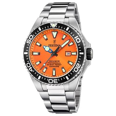 Festina Herenhorloge Analoog van Roestvrij Staal 316l Zilverkleurig Festina Herenhorloge Analoog van Roestvrij Staal 316l Zilverkleurig