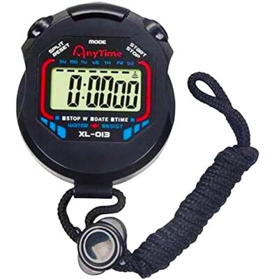 GC GLOBALCOMMERCE Stopwatch met digitale chronograaf voor sport, waterdicht met deel- en totale tijden GC GLOBALCOMMERCE Stopwatch met digitale chronograaf voor sport, waterdicht met deel- en totale tijden