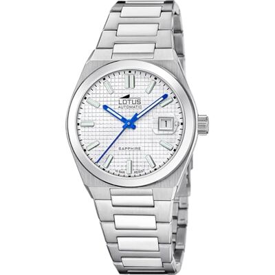 Lotus Horloge Automatisch Heren van Roestvrij Staal 316l Zilverkleurig Lotus Horloge Automatisch Heren van Roestvrij Staal 316l Zilverkleurig