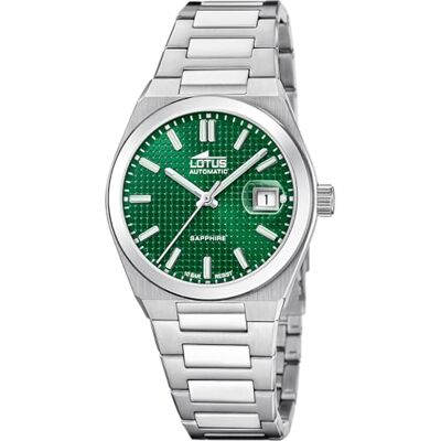 Lotus Horloge Automatisch Heren van Roestvrij Staal 316l Zilverkleurig Lotus Horloge Automatisch Heren van Roestvrij Staal 316l Zilverkleurig