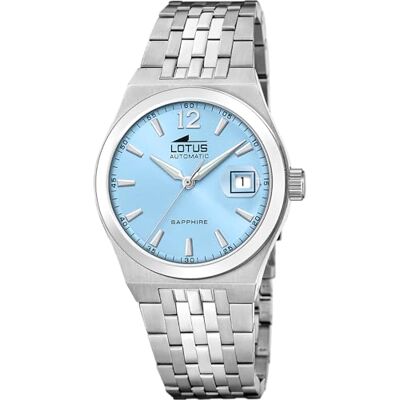 Lotus Horloge Automatisch Heren van Roestvrij Staal 316l Zilverkleurig Lotus Horloge Automatisch Heren van Roestvrij Staal 316l Zilverkleurig