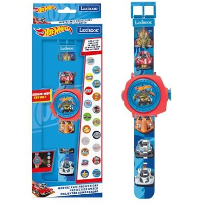 Lexibook , Hot Wheels DMW050HWLXB Projectieklok, verstelbaar, digitaal, 20 afbeeldingen, voor kinderen, blauw Lexibook , Hot Wheels DMW050HWLXB Projectieklok, verstelbaar, digitaal, 20 afbeeldingen, voor kinderen, blauw