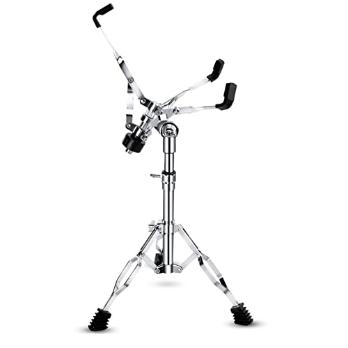 Tsadeer Snare-houder, houder voor snarle-scooter, verstelbaar, dubbele versterking voor trommels van 8 14 inch, stalen flap