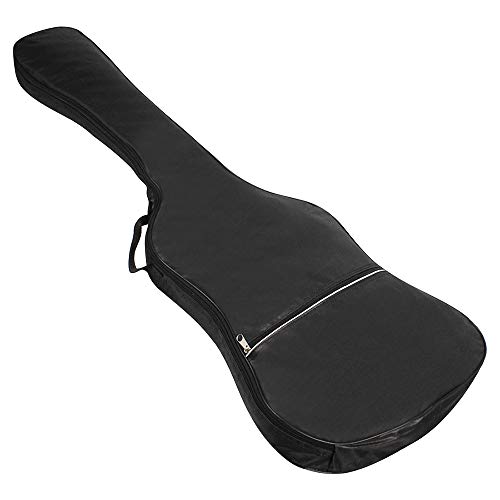 ERYUE Elektrische Basgitaar Bag Rugzak 20mm Padded voor Elektrische Basgitaar en Gitaar Zwart, Zwart