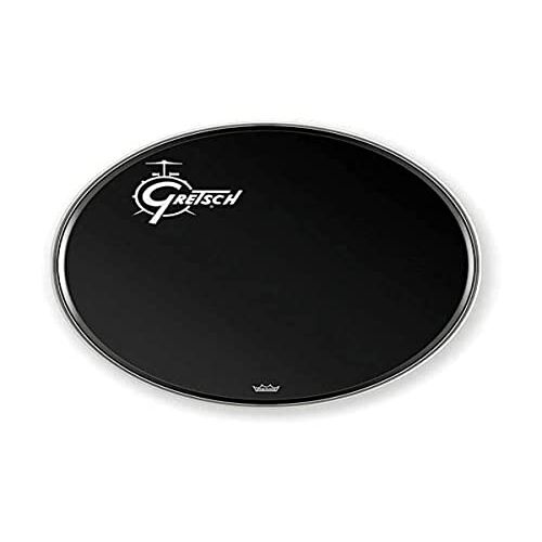 Gretsch Bassdrum head, Bassdrum vel, Ambassador Ebony 24'', GRDHEB24O