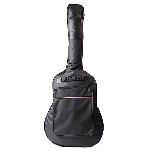 AONYAYBM 41 Inch Tas voor Akoestische Gitaar, Gitaarkoffer, Koffer voor Akoestische Gitaar, Opbergtas voor Gitaar Verdikt Oxford Doek Waterdichte Verstelbare Schouderriem Tas voor Akoestische Gitaar