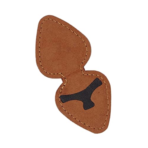 ibasenice 2 Stuks gitaar plectrum tas Gitaar plectrum houder tas draagbare gitaarhouder Gitaar plectrumhouder Lederen plectrum opbergtas gitaar plectrum koffer telefoonhouder draagbaar kies