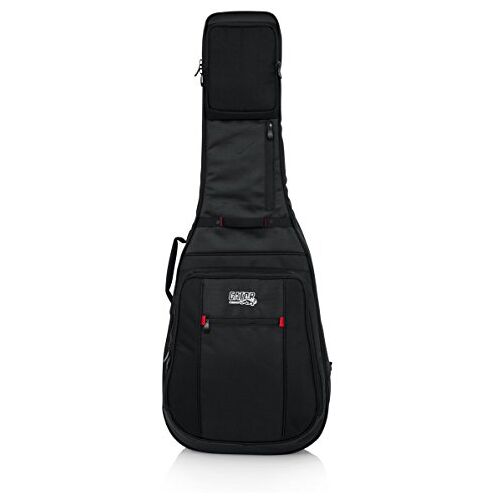 Gator Cases Pro-Go Ultimate Gitaar Gig Bag; Past op akoestische gitaren (G-PG AKOESTISCH), zwart