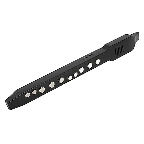 BROLEO Elektrisch Blaasinstrument, MIDI-connectiviteit 10 Tonen Mini Digitaal Blaasinstrument Zwart voor voor (Zwart)