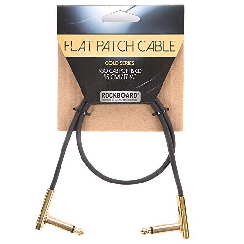 Rockboard Gouden serie platte patch kabel 45 cm