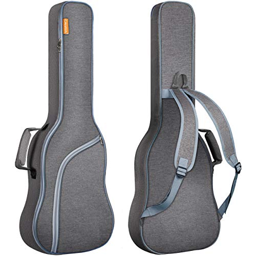 CAHAYA elektrische gitaartas elektrische gitaar gig bag, grijs, Large, elektrische gitaren tas